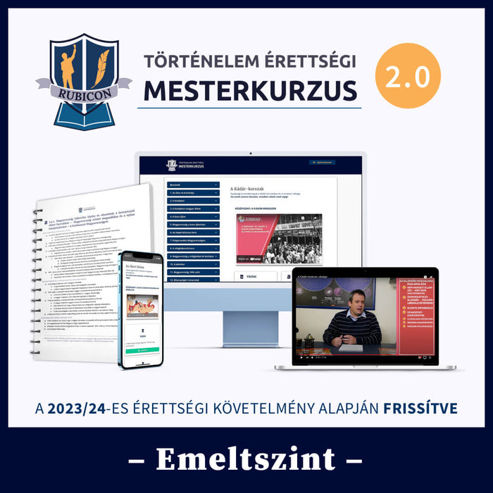 Rubicon Történelem Mesterkurzus emelt szint